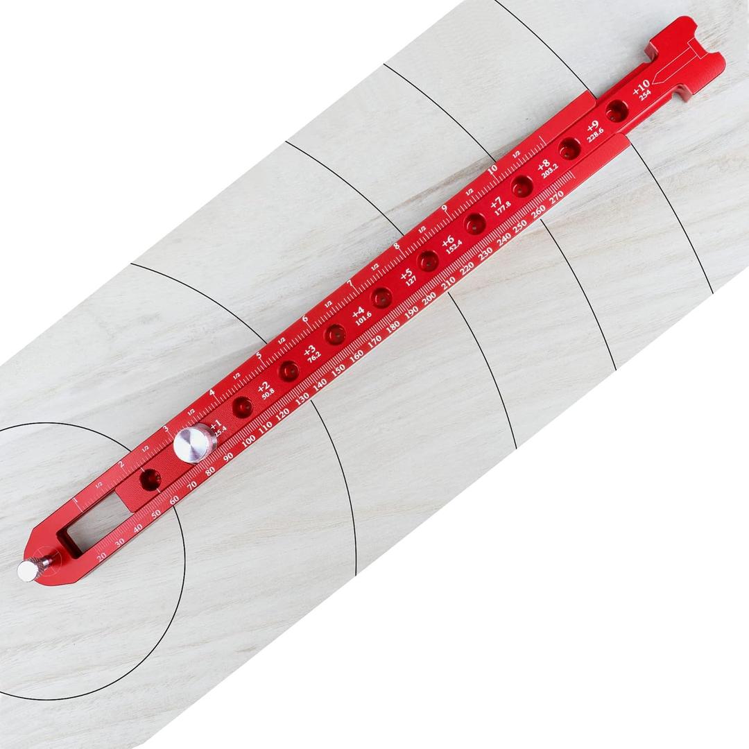 Woodworking Compass Scriber, Portable Aluminum Alloy Woodworking Compass Tool, Adjustable Metric/Inch Arc Drawing Ruler Circle Drawing Ruler Marking Gauge Circle Marking Tool Woodworking Compass Scriber, Portable Aluminum Alloy Woodworking Compass Tool, Adjustable Metric/Inch Arc Drawing Ruler Circle Drawing Ruler Marking Gauge Circle Marking Tool