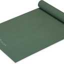 Gaiam Yoga Mat - Premium 5mm Solid Thick Non Slip Exercise & Fitness Mat for All Types of Yoga, Pilates & Floor Workouts (68" x 24" x 5mm)