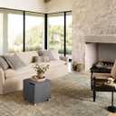 Loloi Amber Lewis Morgan Collection MOG-04 Sea/Sage 5'-0" x 7'-0" 38" Thick Area Rug feat. CloudPile, Neutral, Room Dcor, Vintage Inspired, Livingroom, Bedroom, Dining Area