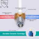 Wall Mounted Waterfall Bathroom Sink Faucet Single Handle Lavatory Sink Faucets 2 Holes Vanity Faucets Waterfall Basin Mixer Tap, Chrome