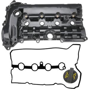 MITZONE Valve Cover Compatible with Mazda 3 2014-2018 Mazda 6 2014-2020 CX5 2014-2017 CX-30 2020 2.5L L4 L4 Naturally Aspirated Replace PY0110210A