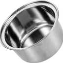 Stainless Steel Pot Liner for Cooking Compact Soup Pot Liner for Induction Cookers Stews and More Versatile Kitchen Cookware (16.80X16.80X8.50CM, Silver)