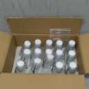 BLUE PANDA 15 Pack Small Swing Top Glass Bottles - 2 oz/60 ml Bottles with Lids, Stoppers, Tags & Jute Twine for Wedding Party