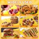 Estune 240 Pcs 12 x 12 Inch Deli Paper Sheets Sandwich Dry Wax Paper Oil Proof Food Basket Liners Food Wrapping Sheets for Bread, Party, Picnic, Festival, BBQ(Yellow)