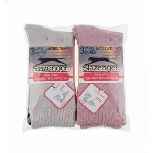 Slazenger Ladies 3 Pairs Socks Sz 9-11