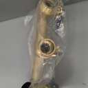 Hose Splitter 2 Way Heavy Duty, Full Flow Garden Hose Splitter with 3 Long Metal Handles, Brass Rust and Freeze Resistant Water Hose Bib Splitter