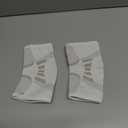 Nordic Lifting Elbow Compression Sleeves (1 Pair) for Men & Women - Support for Golfers & Tennis Elbow - Weightlifting Brace for Elbow Tendonitis, Workout Sleeve for Arm & Joint Recovery (Small, Frost White)