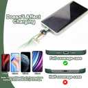 XANGNIER Clip and Go Strap for Phone with Wallet Crossbody, Phone Strap with Zippered Wallet, Adjustable Anti Theft Cellphone Lanyard for Women, Cellphone Chain Accessories Green