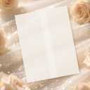 60 Pack Pre-Folded Vellum Jackets for 4.25x5.5 Invitations, Translucent Vellum Paper 4.25x5.5 Jackets, 100GSM Wedding Invitations Wraps, Envelope Liners for Birthdays, Baby Showers