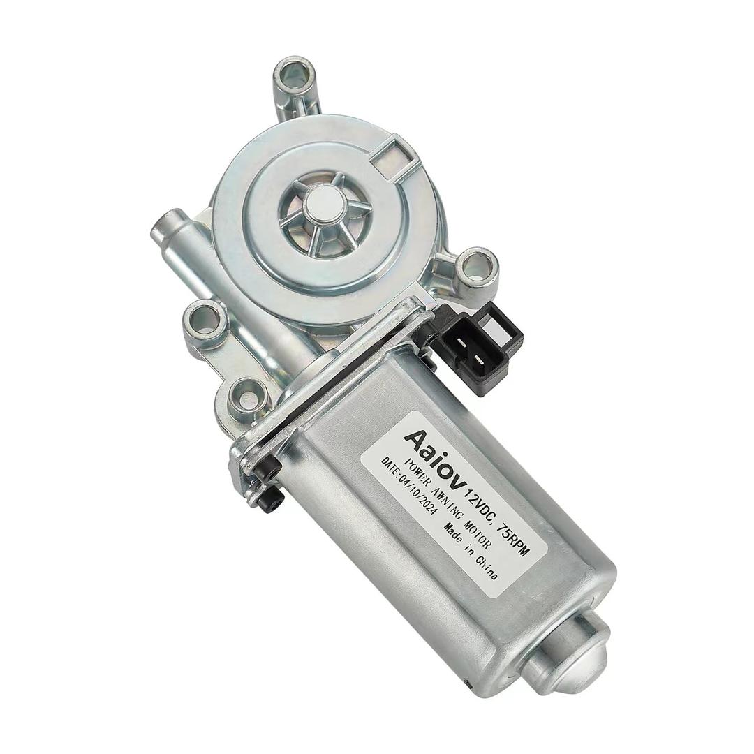 RV Electric Awning Replacement Motor 12V Compatible with Carefree Eclipse Power Awnings R001326 R001104 BLK WHT