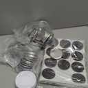 100 Sets Button Maker Supplies 58mm/2.25inButton Parts for Fridge Magnet Button Maker MachineIncluding Metal Cover, Metal Back Cover, Clear Film, Blank Paper, Soft Magnet and Gasket