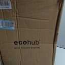 ECOHUB Carry On Luggage Airline Approved, 21 Inch Height Softside Carry On Suitcase with Spring Shock-Absorbing Spinner Wheels, Lightweight Travel Luggage with TSA Lock, Fits 22x14x9 Carry-On Bag