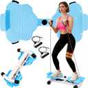 Waist Twisting Machine, Ab Twister Board, Waist Twister, Waist Twisting Fitness Tool, Waist Twister for Women Belly Fat - Ultra-Quiet 20dB Home Fitness Board with Foot Massage (Blue)