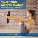 ProBody Pilates Fitness Circle 14 Inch Pilates Ring for Focusing on Toning Inner Thighs, Arms, and Core