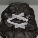 Leather Travel Duffle Bag for Men, Woven Carry On Weekender Overnight Bags for Business Sports Gym