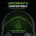 Acer Wireless Gaming Headset for PS5, PC, PS4, Switch, Mac & Laptop, Tri-Mode 2.4GHz Wireless/Bluetooth 5.4/3.5mm Wired, Suspension Headband, 50mm Dynamic Drivers, Detachable ENC Mic, Black