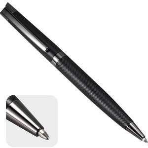 Fancy Ballpoint Pen with Gift Box, Nice Retractable Signaure Pen for Men Women Executive Business Office School Supplies, Refillable 1.0mm Black Ink