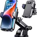 VANMASS 85+LBS Strongest Suction & Military-Grade 2025 Ultimate Car Phone MountPatent & Safety Certs Cell Phone Holder Truck Stand for Dashboard Windshield Vent for iPhone 16 15 Pro Max 14 Samsung (Black)