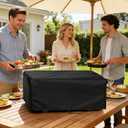 Grill Cover for Royal-Gourmet Royal-Gourme-t GT2005 2-Burner Portable Propane Gas Grill, Outdoor Royal-Gourme-t Gas Grill Cover Waterproof Tabletop Grill Covers - 26" L19" W10" H, Black