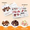 Aieve Snack Coater Compatible with KitchenAid Tilt-Head Stand Mixer, Chocolate Coating Attachment for Freeze-Dried Strawberries,Almonds,Pistachios & Nuts, Home & Commercial Use,Gift for Mother's Day