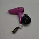 Conair Hair Dryer with Retractable Cord, 1875W Cord-Keeper Blow Dryer,Pink (3 Piece Set)