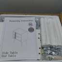 Aenuert White Nightstand Modern Bedside Table with 2 Storage Drawer, Small Night Stand, Wooden Sofa Side Table for Bedroom,Study Room and Small Spaces