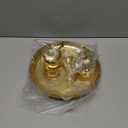 BENGALEN Brass Puja Thali Set 8 Inch Pooja Thali with Pital Design Plate Kalash Chandan Wati Dhup Dan Diya Ghanti Palli Arti Thali for Diwali Home Office Mandir Wedding Return Gift Items