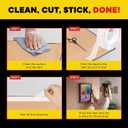 Double Sided Tape Heavy Duty, Mounting Tape, Adhesive Strips for Pictures, Posters, Carpets & More (1.18  x 9.8 Ft)