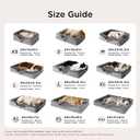 Bedsure XXL Orthopedic Dog Bed for Extra Large Dogs - Washable Giant Dog Cat Bed Waterproof, Comfort Dogs Couch Sofa with Washable Removable Cover, Pet Bed with Nonskid Bottom, Grey, 52"