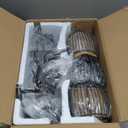 68’’ Dimmable Floor Lamp, 3 x 800LM LED Edison Bulbs Included, Industrial Floor Lamps for Living Room, Rustic Tall Lamps Standing Lamp for Bedrooms Living Room