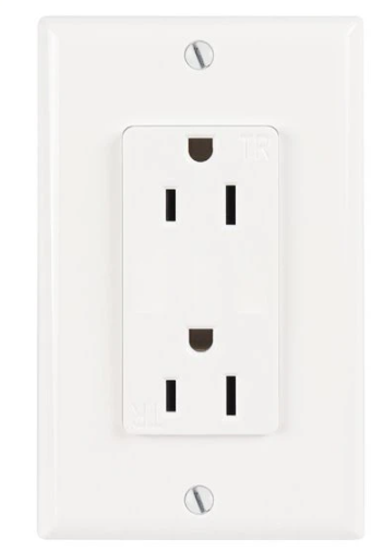 MOES Smart USB Wall Outlet Receptacle with Type-C & Type-A Charger, 2.4GHz Wi-Fi in-Wall Plug Socket, Remote Individual Control On/Off 15Amp, NO Hub Required