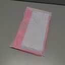 2 x FUYIHGL Mahjong Tiles Bag with Zipper - Pink Clear Carrying Pouch Storage Holder with Embroidery Lettering Case Only - American Mah Jongg Accessories and Gifts for Women Travel Party Game Night