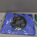 BRAECN Case for iPad Pro 11 inch M5 2025 & M4 2024, 4 Layers Heavy Duty Full-Body Protection Screen Protector Pencil Holder, 360 Rotating Handle Kickstand, Shoulder Strap Kids Friendly (Blue)