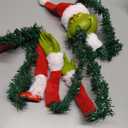 Department 56 Dr. Seuss The Grinch by Possible Dreams Decorate in a Cinch Tree Topper Set, 8 Inch, Multicolor