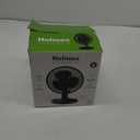 Holmes 6” Personal Table Fan – 2 Speeds, Compact, 15° Head Tilt, Wide-Angle Oscillation, Black