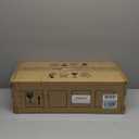 52 Inch Ceiling Fan No Light - Outdoor Indoor Flush Mount Low Profile DC Motor Fan with Remote and APP, 5 Blades Reversible Silent Fan for Patio, Bedroom, Living Room, Garage Black