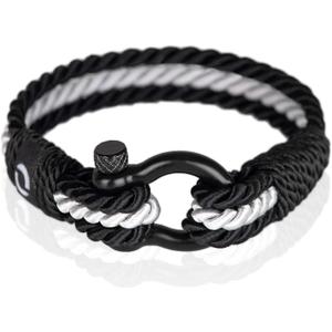Paracord Bracelet for Men - Twisted Rope Bracelets for Men, Handmade Mens Bracelets Jewelry, Boyfriend Gifts Birthday, Pulseras Para Hombres, Men's Bracelet Gifts for Son (8.5)