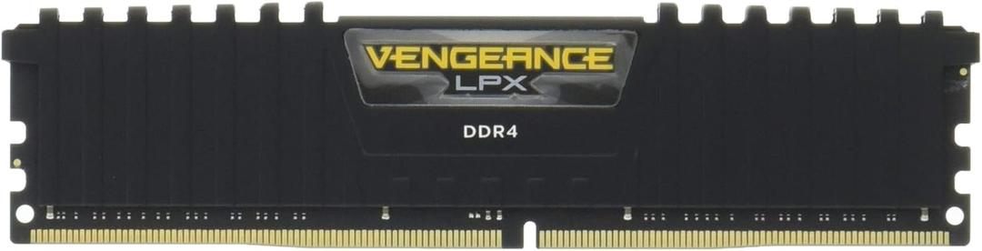 CORSAIR VENGEANCE LPX DDR4 RAM 32GB (2x16GB) 2666MHz CL16-18-18-35 1.2V Intel AMD Desktop Computer Memory - Black (CMK32GX4M2A2666C16)