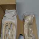 Retro Wall Telephone with Mechanical Ringer Vintage Wall Phones for Landline Wall Mount with Adjustable Volume Old Fashioned Corded Phone for Kitchen Home School Office (Beige)