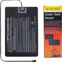 Aiicioo Reptile Heating Pad - Hermit Crab Heater Heat Mat for Reptiles Snake Lizard Terrarium 16 Watt (8" X 12"(16W))
