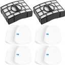 Colorfullife Replacement Filter for Shark CU530 UV650 UV725 ZU560 ZU560C ZU561 ZU562 ZU572 ZD400 ZD402 ZD201 Rotator Navigator Lift-Away Upright VacuumPart XFFK560, XHEPA560, XFFKZD400, XHFZD400