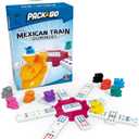 Pack & Go Mexican Train Dominoes from Spin Master Games Portable Dominoes Set Kids Games Classic Board Games for Adults and Kids Ages 8 and up