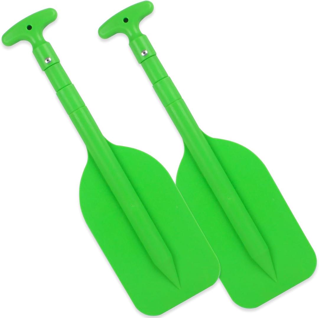 Telescoping Boat Paddle Collapsible Oar for Boat 21'' - 42'', Collapsible Paddle for Boat Kayaking Rafting Jet Ski Canoe Outdoor Kayak Water Sports and Safety Boat Accessories 2 Pack, Medium