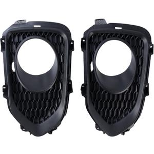 Pair Fog Light Cover Front Bumper Lamp Bezel Replacement for Kia Sorento 2011 2012 2013 Left and Right Side 865231U010