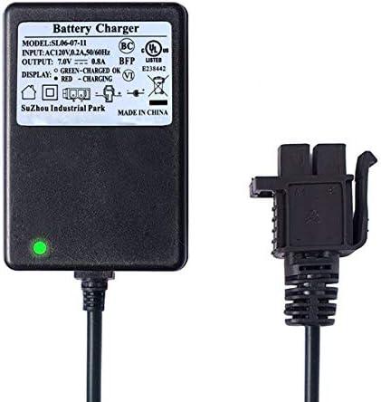6V Charger for Kids Ride On Car 6 Volt Battery Charger for Frozen Scooter Batman Car Minnie Mouse 3-Wheel Scooter Ripper Swirl YFZ450 B-Type Plug