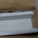 Moxweyeni 1 Pack Mini Split Line Set Cover, Metal, 4x4 in x 3.3 ft, White