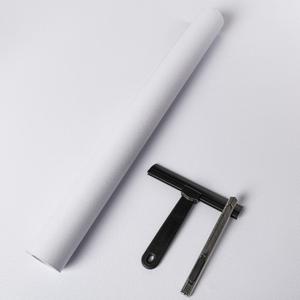 practicalWs White Wallpaper Peel and Stick with Tools, White Wall Paper Roll Self-Adhesive and Waterproof, Thickened Solid Color Whites Contact Paper for Cabinets Countertop 17.7'' x 393.7''