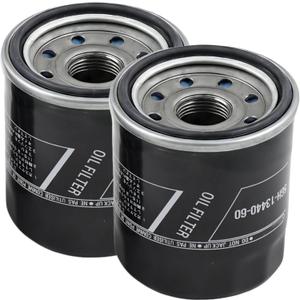 Oil Filter Compatible with Yamaha Honda Outboard Engines 9.9-115 HP 5GH-13440-71-00 5GH-13440-00-00 5GH-13440-30-00 5GH-13440-70-00 15400-PFB-007, Yamaha F100 F115 F15 F25 F30 F40 F50 2 Pack