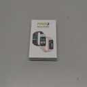 FITVII FINO 2 Slim Fitness Tracker, Smart Watch with Blood Oxygen, Sleep Monitor, 24/7 Heart Rate & Blood Pressure, IP68 Waterproof Health Activity Trackers with Calories Step Counter for Women Men (White)