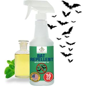 Donaldson Farms Bat Repellent Spray  Indoor and Outdoor Deterrent to Drive Bats Away from Nesting  Easy Application, Compatible with Any Outdoor Area  Suitable for Attic, Homes, and Barns  16oz
